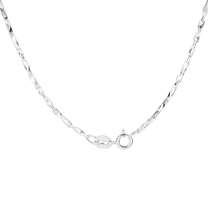 V. YA 925 пробы Серебряное слитковое ожерелье с цепочкой для женщин и мужчин 18-24 дюймов 1 мм базовые тонкие Sycee цепочки, подходящие к кулонам, хорошее ювелирное изделие, Прямая поставка