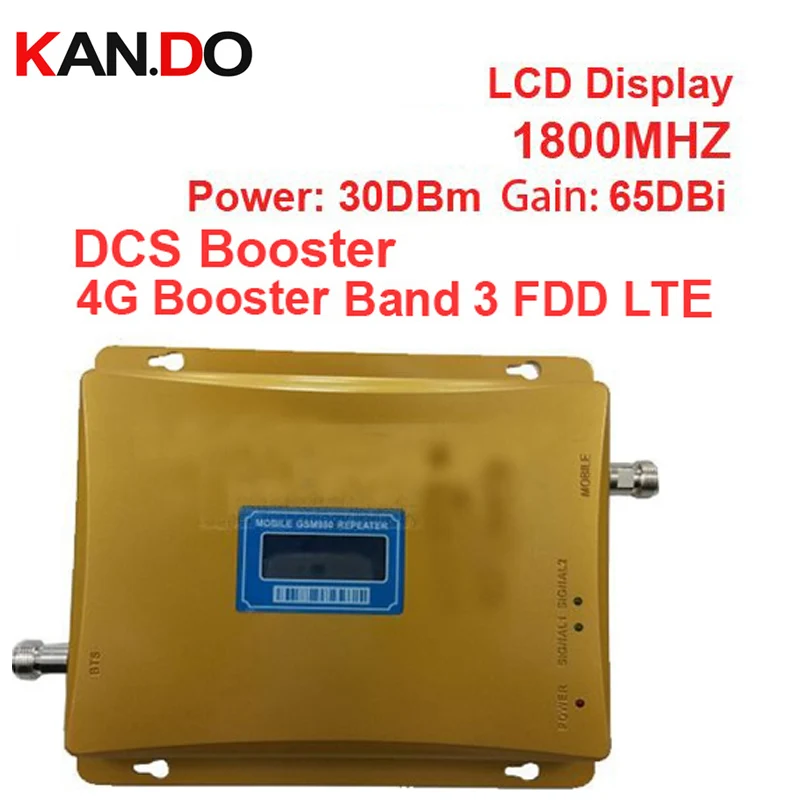 

BAND 3 FDD LTE 4G booster 980 power 30 dbm gain 65dbi LCD display DCS 1800mhz mobile FDD booster repeater DCS booster repeater