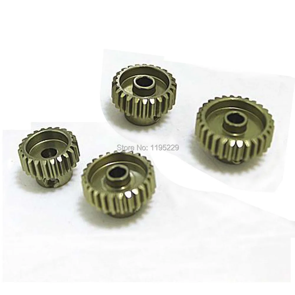 Alloy 7075 Hard Coated Motor Gear 48P 24T for 1/10 RC Car HSP HPI