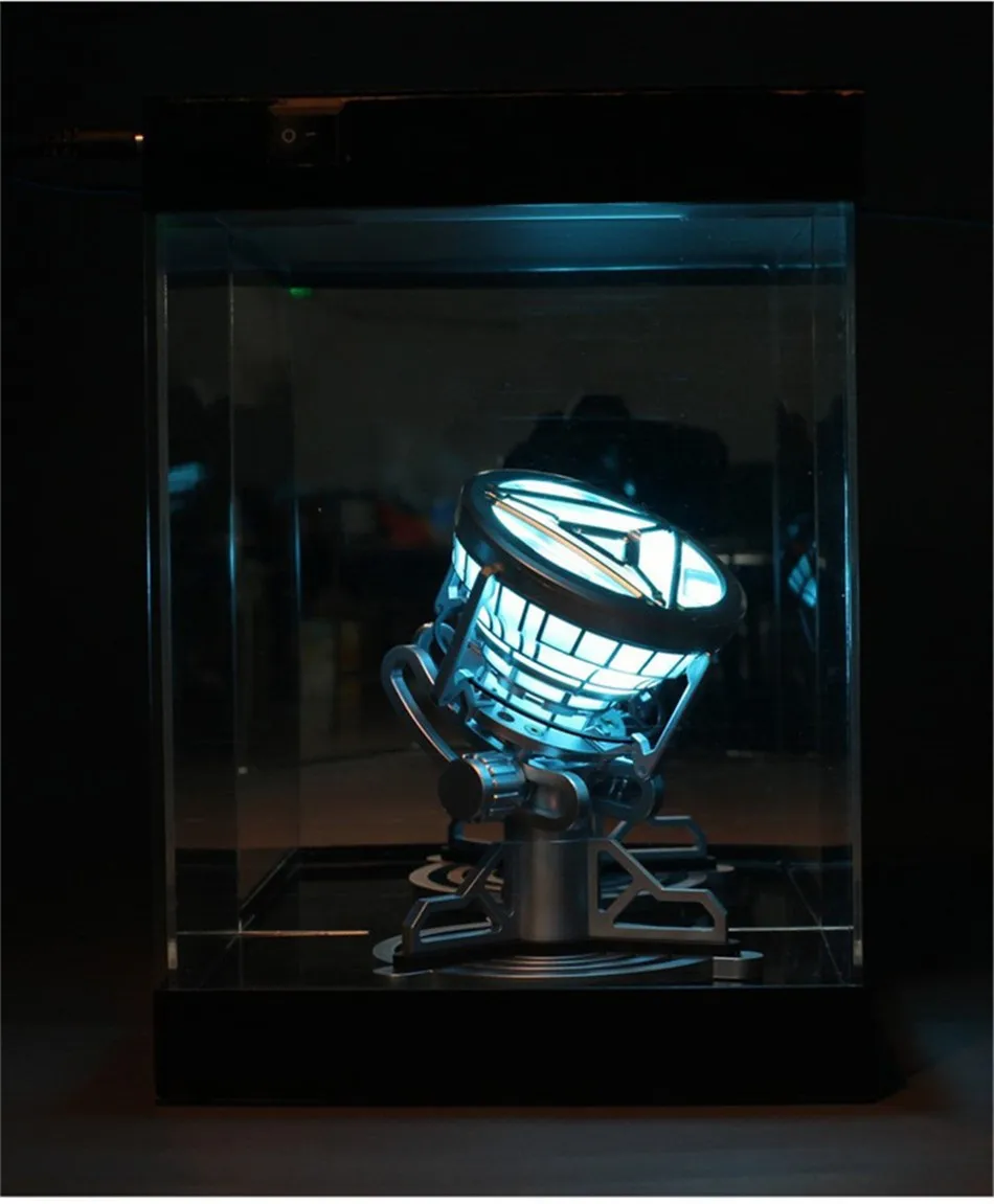 Legend 1:1 Scale The Avengers Superheros Ironman Anime Iron Man Arc Reactor With LED Light PVC Action Figure Kids Toys Doll 14cm Legend 1:1 Scale The Avengers Superheros Ironman Anime Iron Man Arc Reactor With LED Light PVC Action Figure Kids Toys Doll 14cm