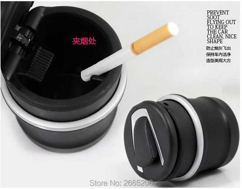 

Car styling car Ash Tray Ashtray Storage Cup With for Cadillac srx cts ats escalade key emblem sts dts bls Accessories