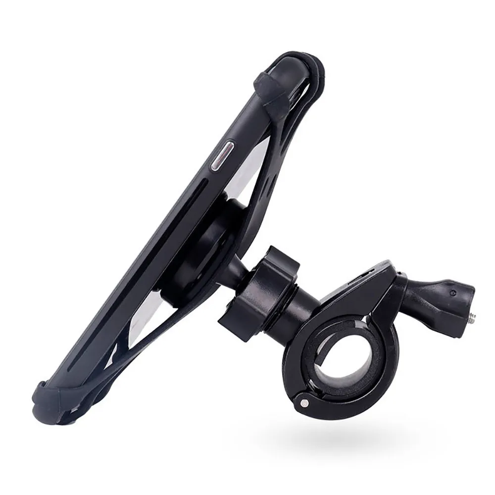 Flash Deal Universal Motorcycle Bicycle Bike MTB Handlebar Phone Holder safe Silicone fixed  Baby Car Stroller Mount Stand Bike accessories 2