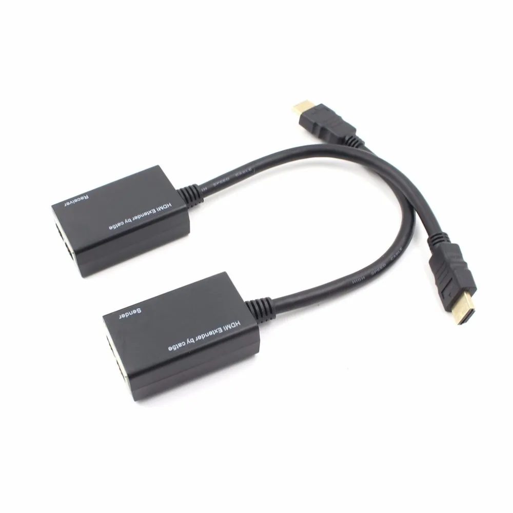1080 P HDMI по RJ45 CAT5e CAT6 UTP LAN Ethernet балун Extender повторителя расширения сети усилитель