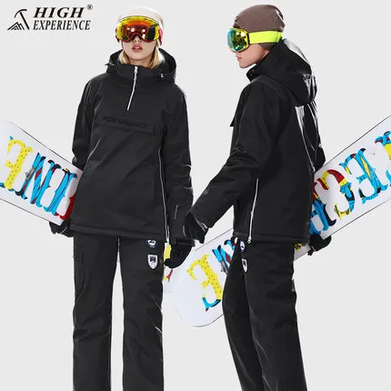 High Experience Man and woman ski suitJackets Warm Suits Windbreaker Snow Clothing mountain Skiing Jacket And Pant Ski Jacket
