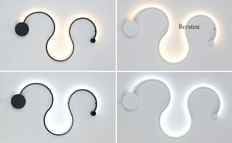 Creative Postmodern Minimalist LED Wall Light Personalized Nordic Wall Lamp For Bedroom Living Room Corridor Hotel Restaurant (18)