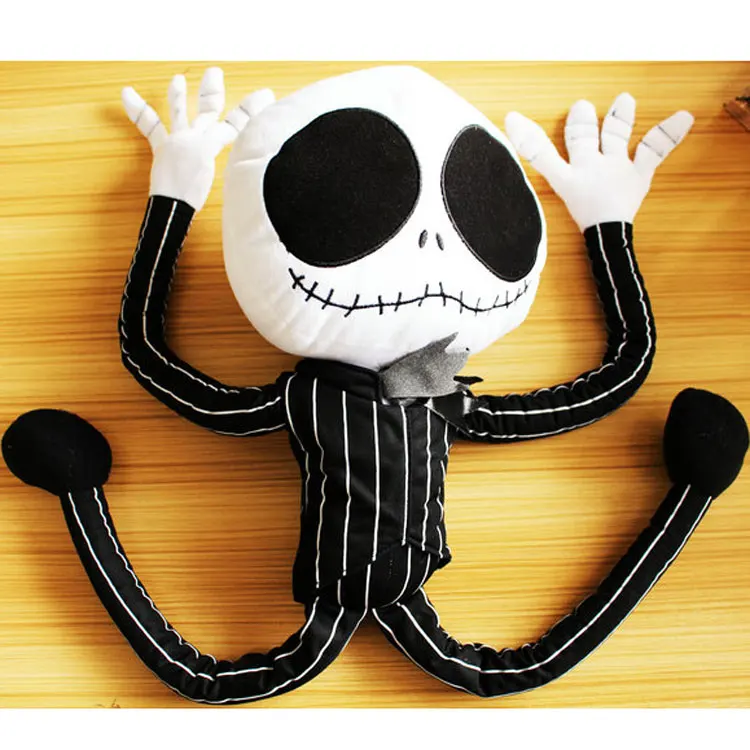 

candice guo! plush toy Christmas Eve Crazy Pumpkin King Jack Jackets Toy Dolls Skeleton Demon funny Halloween gift 1pc