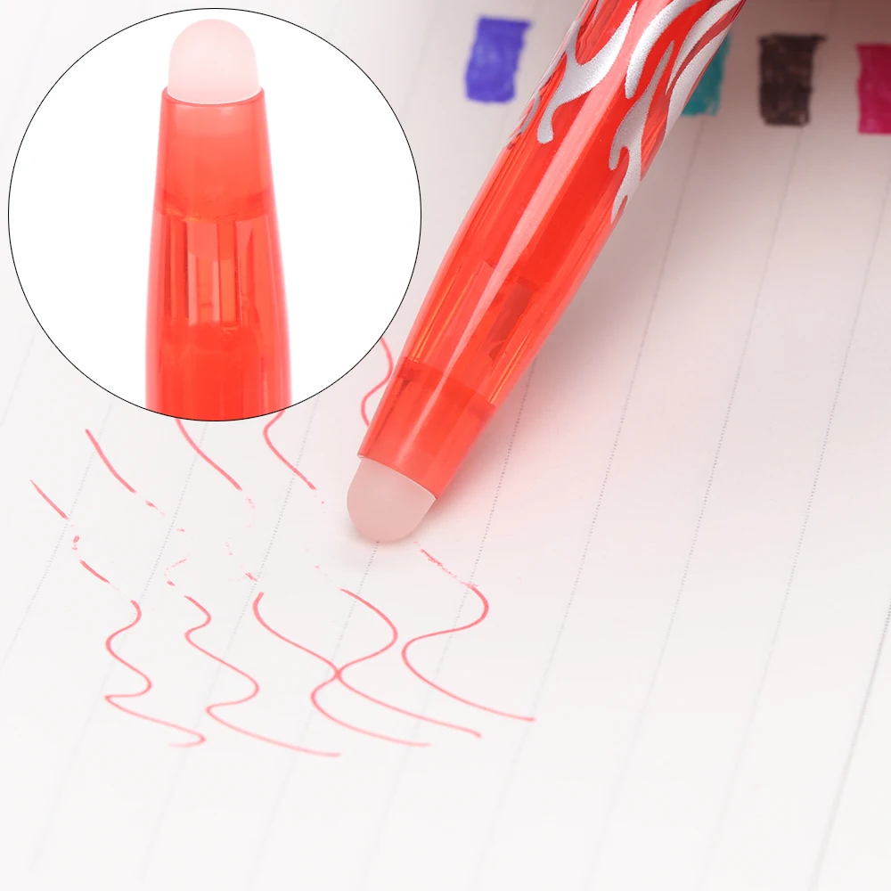 8 шт./компл. 0,5 мм разноцветная стираемая ручка Волшебная гелевая ручка для школы офиса письмо и рисование инструменты принадлежности студенческие канцелярские принадлежности