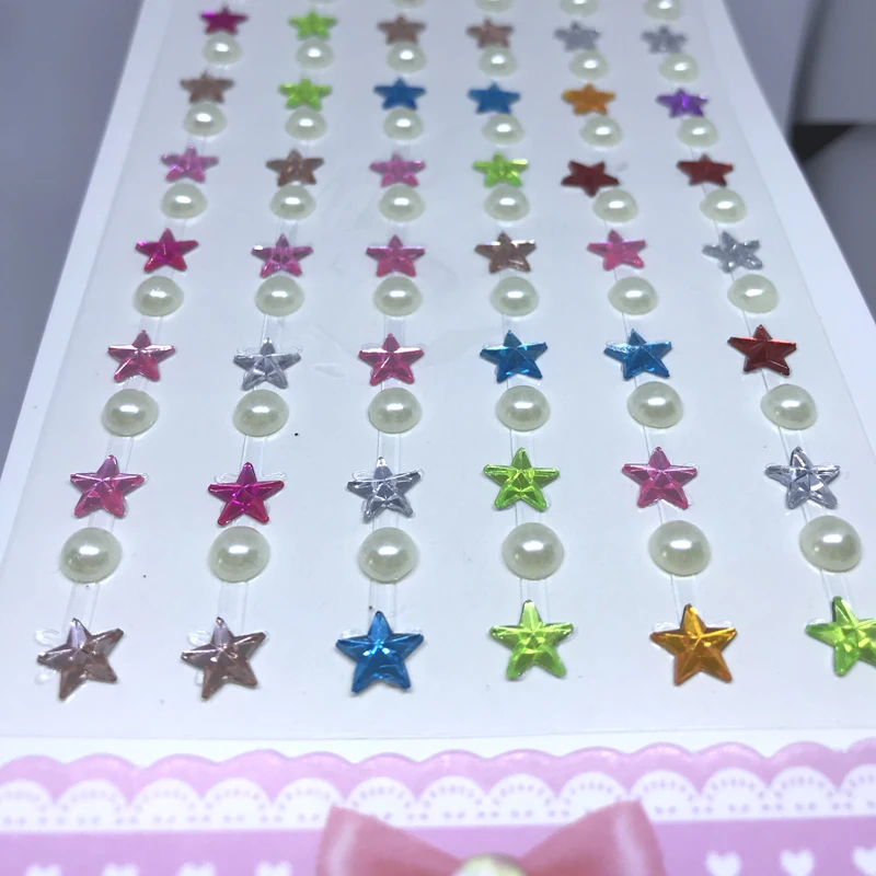 Free Shipping One Piece Stickers Creative Diamond Pearl Stickers Girl Stickers Can Be Used on Everything You Like