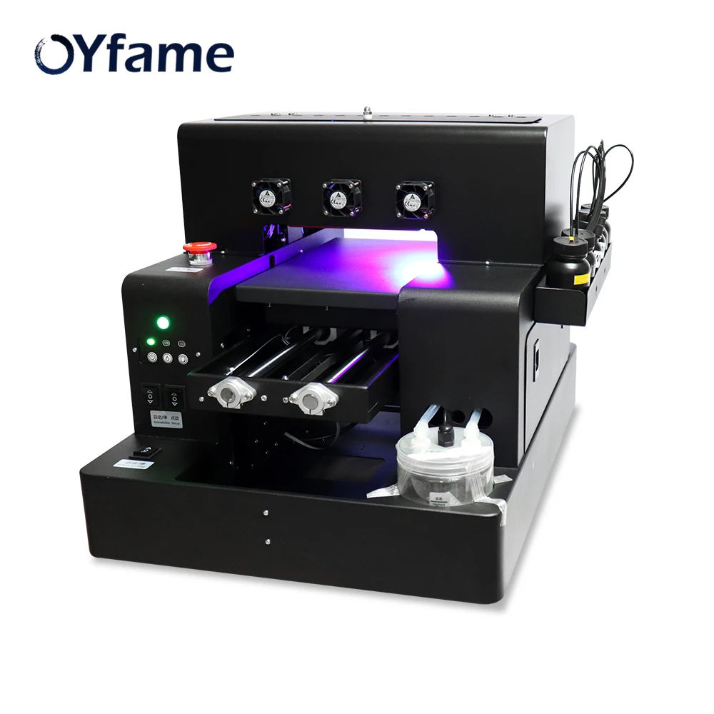 OYfame A4 УФ Flaltbed принтер для телефона чехол акрила дерева стекла ТПУ Epson L805