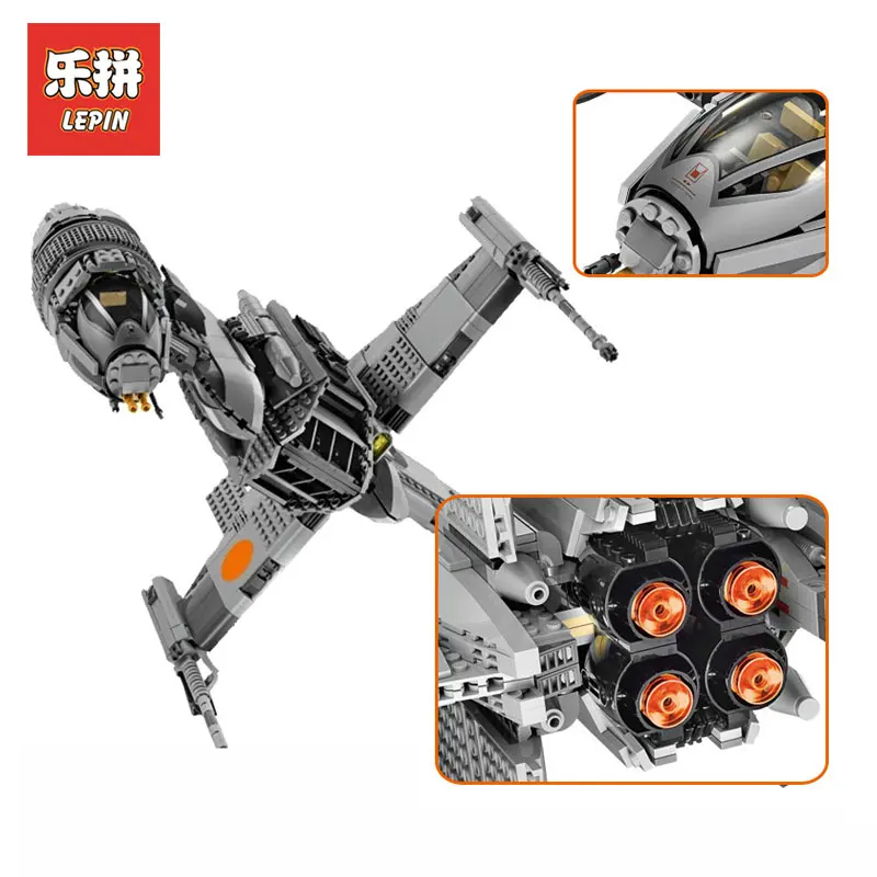 

Lepin 05045 Star Wars Genuine Series The B Wing Starfighter Educational Building Blocks Bricks Toy LegoINGlys 10227 Gifts model