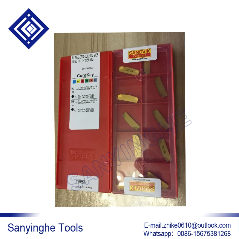 

N123G2-0300-0002-CM 2135 карбидные вставки с ЧПУ