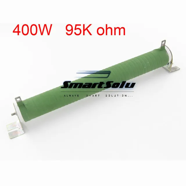 

Fixed Type 95K ohm 400 Watts Green Ceramic Tube Resistor