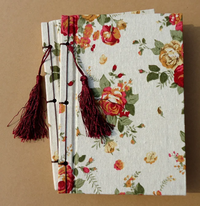 

2016 Sale Special Offer Sketchbook Book Planner This Cloth Hand Sewn Vintage Years Fang Series The Wind Garden Peony Beige Syf