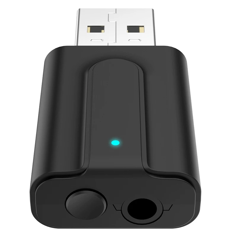 

2 In 1 Usb Bluetooth 5.0 Transmitter Receiver Wireless 3.5Mm Stereo Audio Adapter For Tv Phone