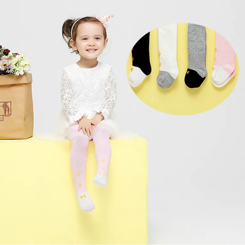 0 2 Years Baby Girls Tights New Fashion Cotton Pantyhose Newborn