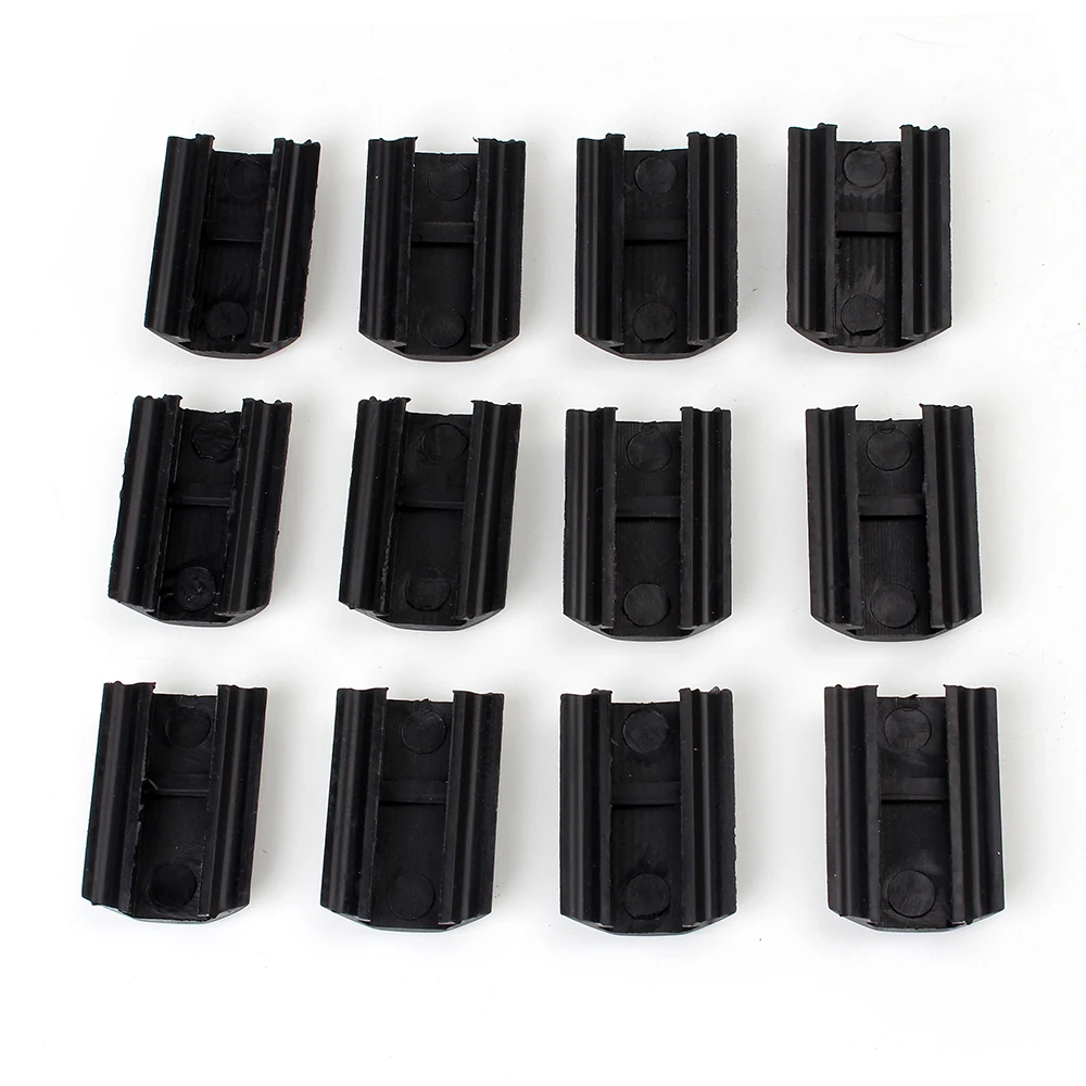 Ohhunt Universal Tactical Rubber Polymer Low Profile Handguard Enhanced Modular Full Profile Picatinny Rail Guard Covers (4)