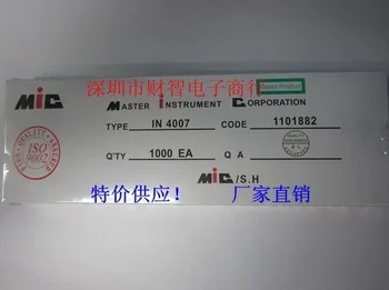 Free Shipping 1000PCS/LOT 1N4007 IN4007 DO-41 1.0A 1000V SILICON RECTIFIERS,Want good quality, please choose us  0.0086/PCS