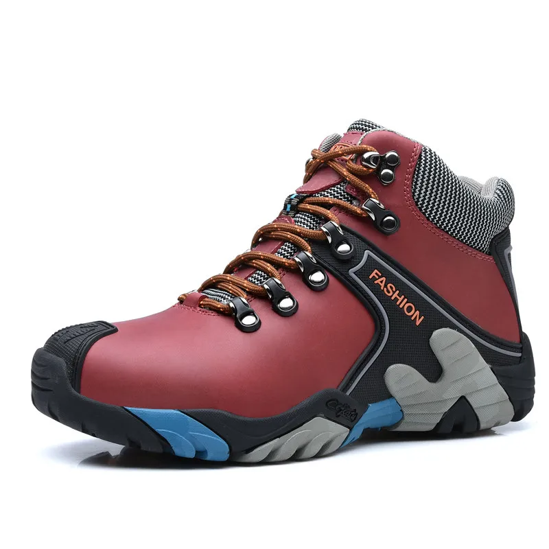 Winter Snow Boots Men Boots Size 38-46 Waterproof Snow Lace Up Ankle Warm Winter Shoes For Men