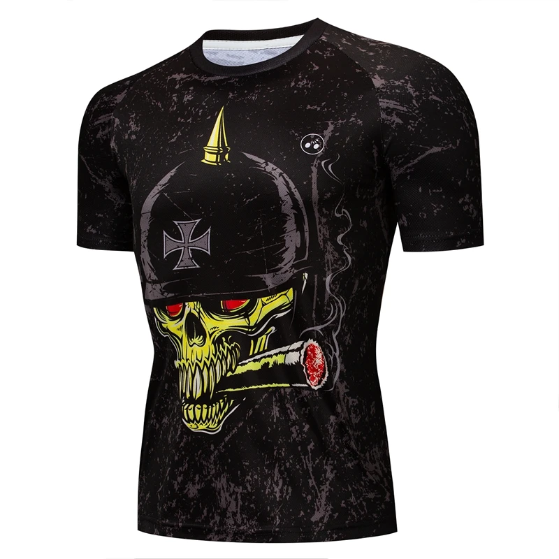 Weimostar Спортивная велосипедная футболка для мужчин с коротким рукавом, быстросохнущие дышащие футболки, альпинистская облегающая футболка для фитнеса