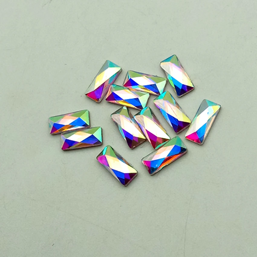 Arte do Unha Acessórios para Unhas Jóias de Unhas Strass Decoração Pedras ab Brilhante Diamante Flatback Gemas Design Faça Você Mesmo 3d 500 Pçs 6 pedras acessórios para unhas ab brilhante diamante