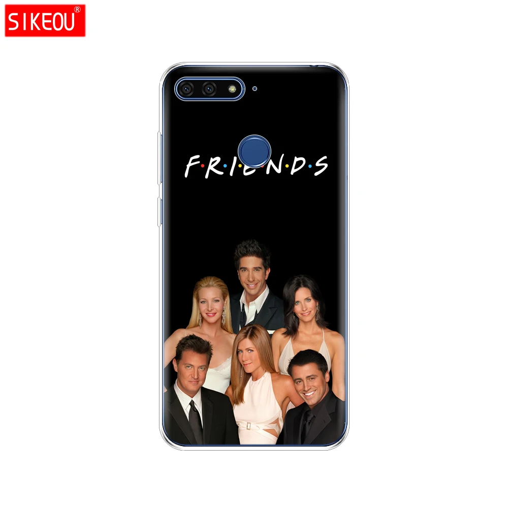 Силиконовый чехол для телефона huawei Honor 7A PRO 7C Y5 Y6 Y7 Y9 Prime Friends сериал ТВ шоу Sitcom