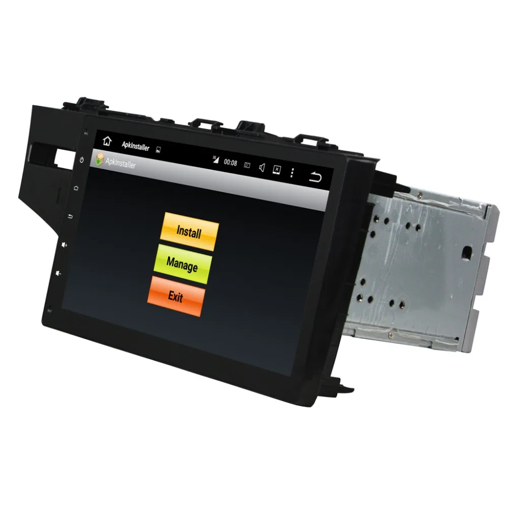 Perfect 1024*600 Octa Core Android 8.0 Car Radio GPS for Honda Fit 2014 2015 Left Driving with Wifi BT USB Mirror link without Canbus 3