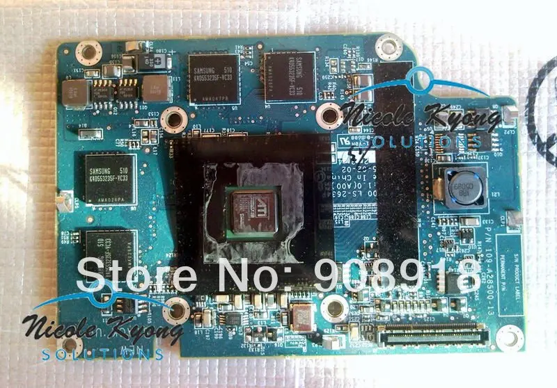  X300 64M/128M GD294 W5378 W5379 VGA Video Graphics Card for dell Inspiron 9200 9300 D810 M70 laptop 