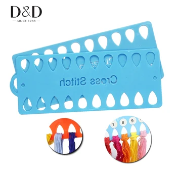 

2pcs DIY 20 Positions Cross Stitch Row Line Tool Sewing Needles Holder Embroidery Floss Thread Organizer