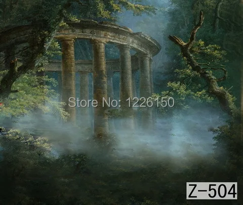 

Mysterious scenic Backdrop z-504,10ft x20ft Hand Painted Photography Background,estudio fotografico,backgrounds for photo studio