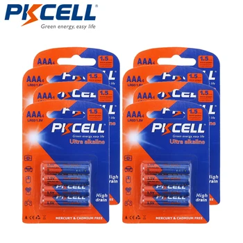 

32Pcs PKCELL LR03 AAA battery 1.5V Alkaline dry Batteries AAA akumulator lr03 E92 AM4 MN2400 MX2400 for toothbrush Walkaman