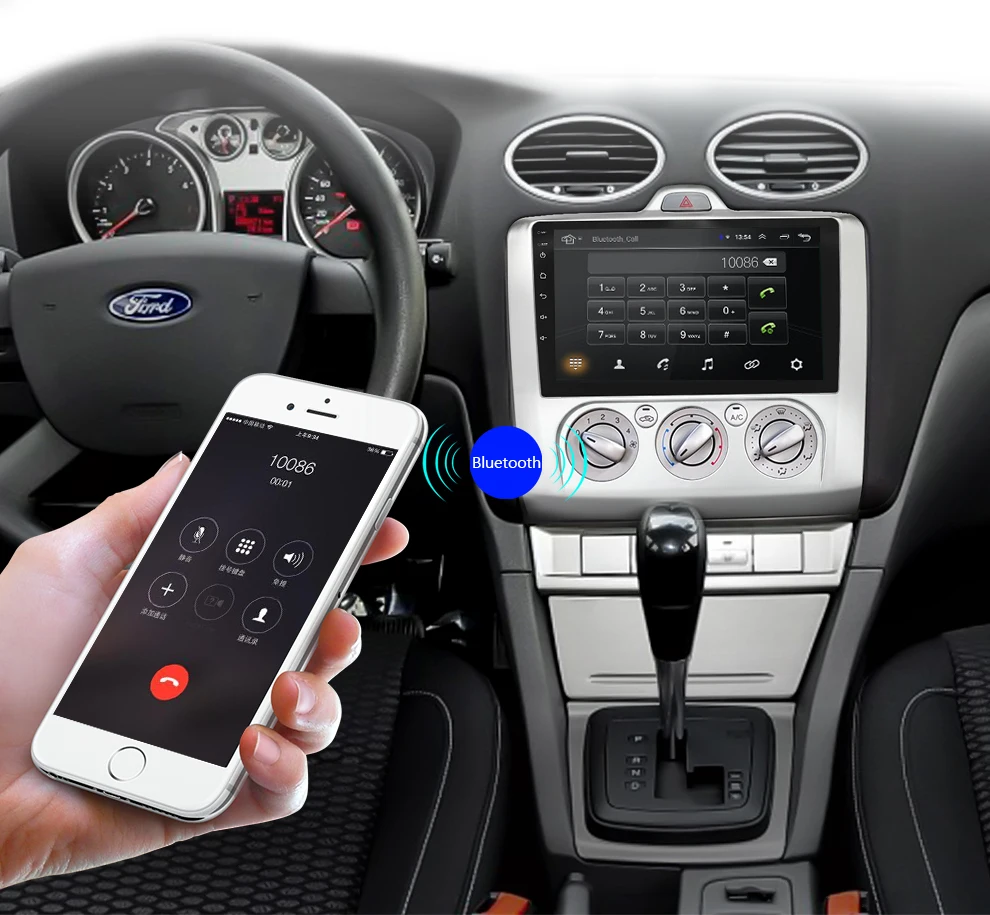 2din Android 9 Автомагнитола для Ford 2005-2011 9 дюймов 3g gps навигация Bluetooth FM AM RDS DSP мультимедийный плеер Ford Авторадио