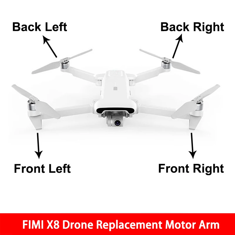 

Xiao Mi FIMI X8 SE RC Drone Helicopter Motor Arm RC Quadcopter Spare Parts Repair Tool Replacement Accessories