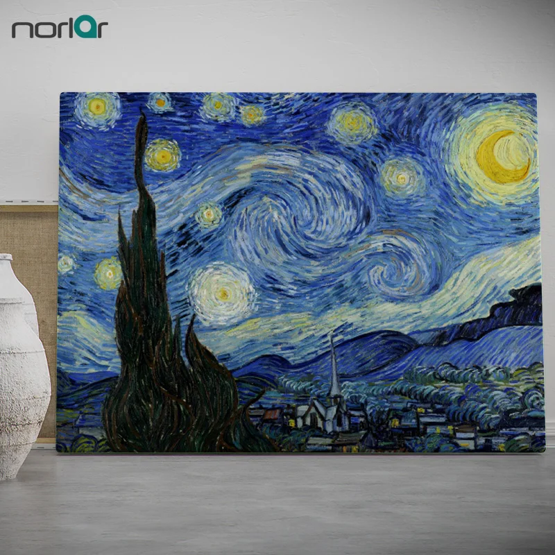 

A A Modern Wall Art Picture vincent Van Gogh Starry Night Prints Canvas Oil Painting Home Decor No Frame
