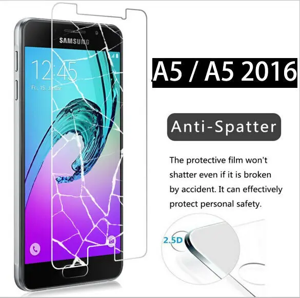 Горячее Премиум Закаленное стекло 2.5D для Samsung A3 A5 A7 J3 J5 J7 2015 2016 Защитная пленка