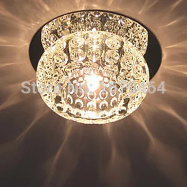 Светодиодный потолочный светильник в современном стиле с кристаллами k9 G4 5 W