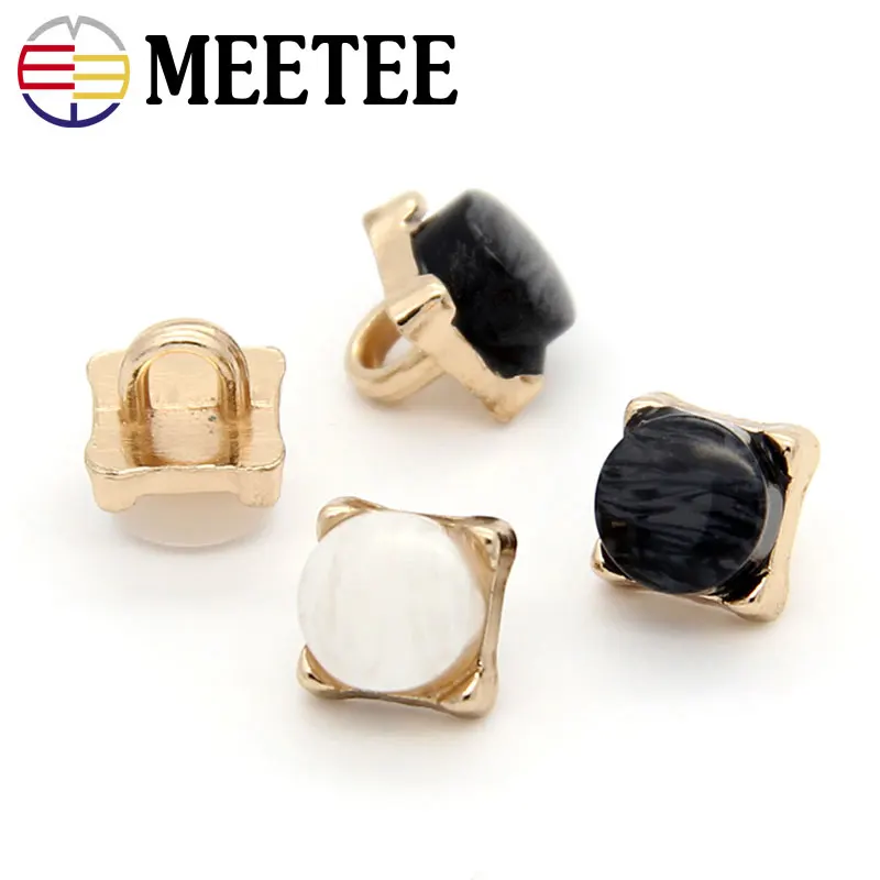 10-pz-Spedizione-Gratuita-Bottone-In-Metallo-donne-Soddisfare-Pulsanti-Cappotto-10mm-Bottoni-della-camicia-in