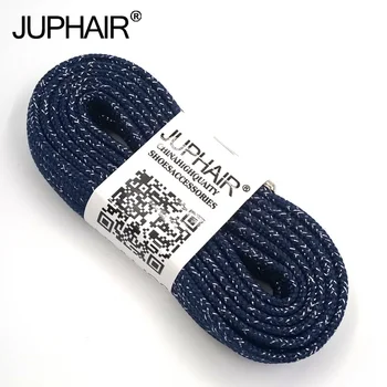 

1-12Pairs dark blue silver wire Sholace cordones anchos zapatilla Metal Shoe lead lacci scarpe zapatos off white dantel cordones