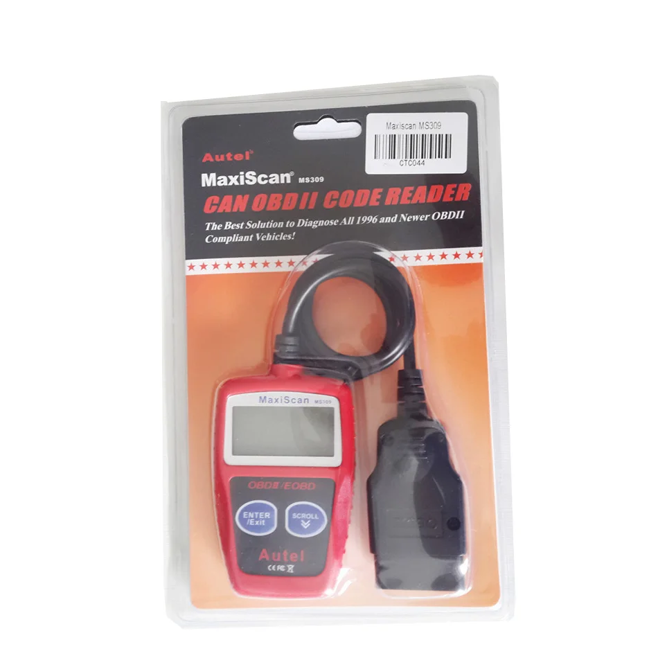 Считыватель кодов Autel Maxiscan MS309 OBDII MS 309 хорошее качество диагностический