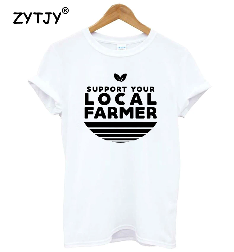 دعمكم المحلية مزارع المرأة التي شيرت القطن عارضة مضحك t قميص لسيدة يونغ فتاة أعلى المحملة محب نعرفكم الإضافية هبوط السفينة S-153