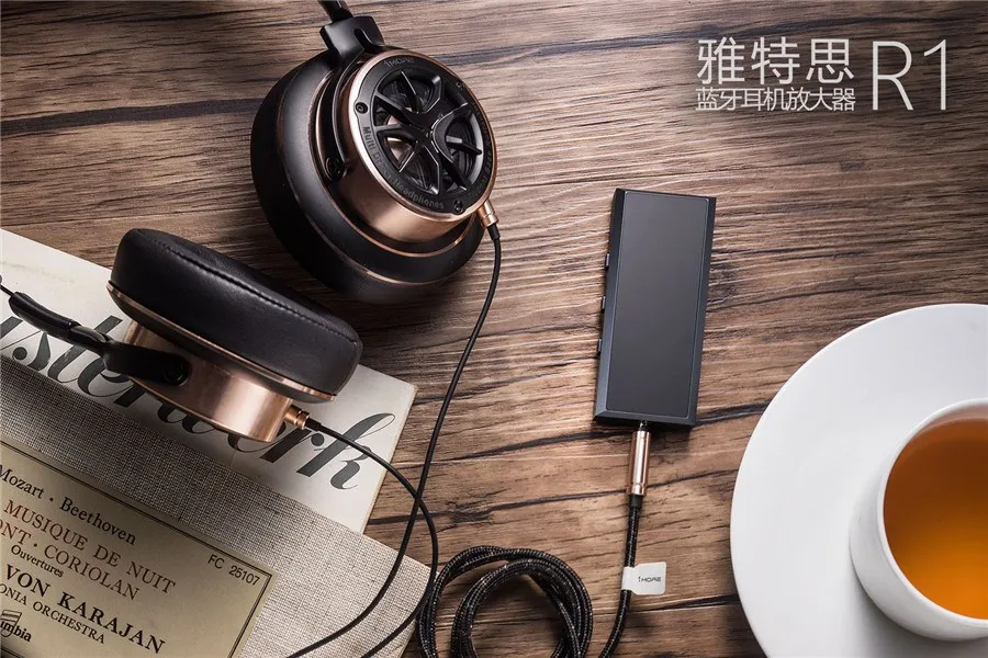

Artextreme R1 HIFI bluetooth Headphone Amplifier Receiver 180mW Ouput CVC Noise Reduction CNC Wireless AMP with Microphone
