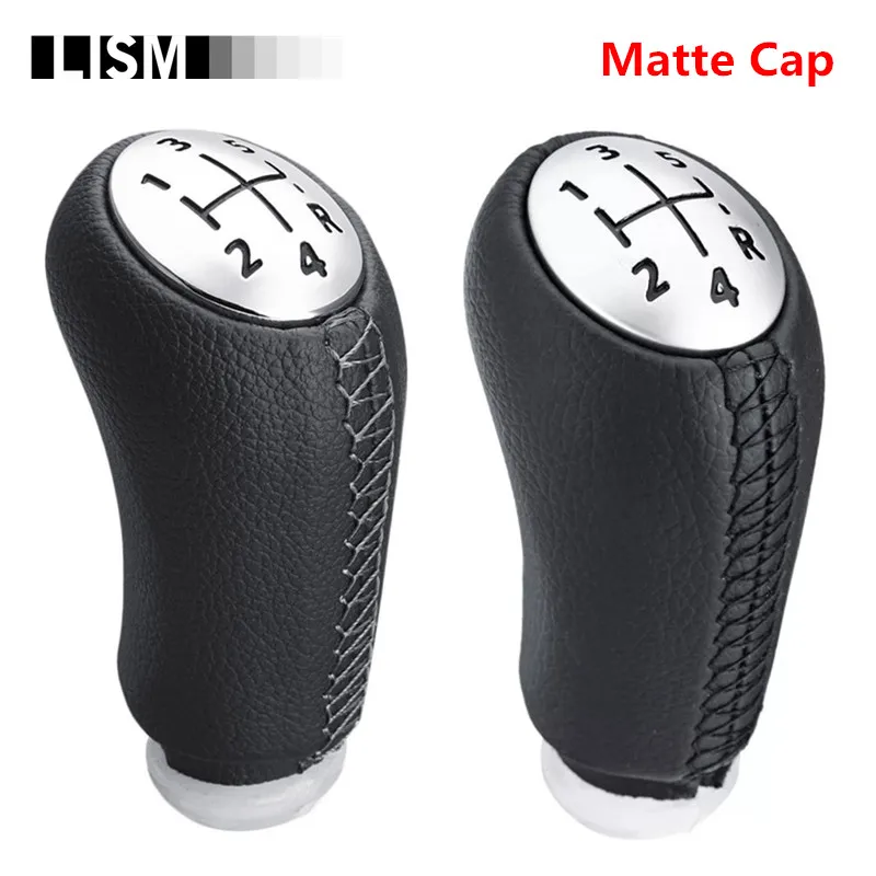 

Leather 5Speed MT Gear Shift Knob for Renault Scenic II MK2 Megane 2 Clio 3 III MK3 GearShifter Pen Arm Stick Head Ball Gearknob