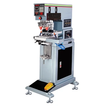 

automatic 2 color shuttle pad printer for plastic, metal, garments, ceramic etc.