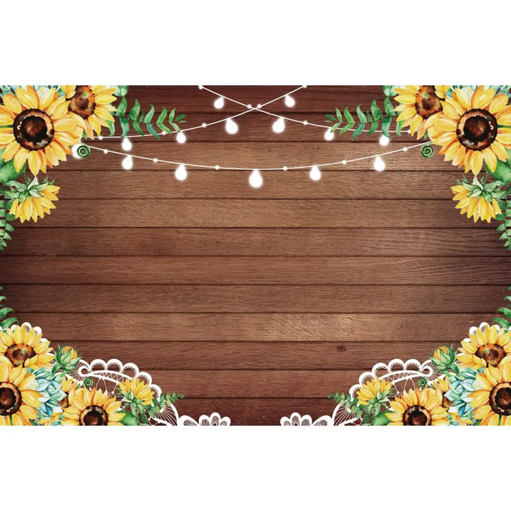 Yeele Sunflower Decorative Light Wooden Board Birthday Photography Background Customized Photographic Backdrops for Photo Studio - Цвет: Пурпурный