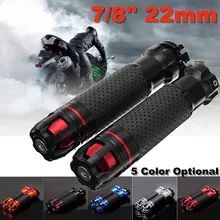 Новые 1 пара 7/" 22 мм мотоцикл дроссельной заслонки ЧПУ Алюминий сплав Вращающийся Руль ручками