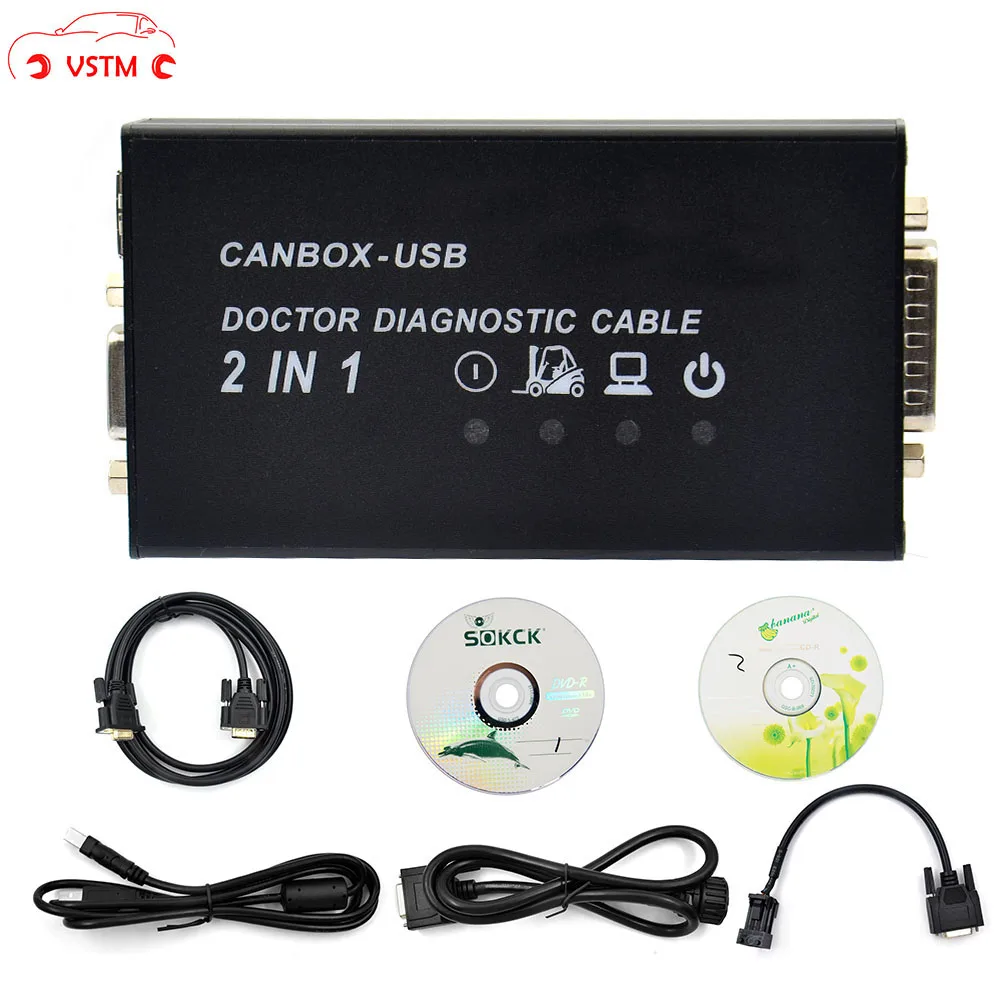 VSTM для Lindes Canbox с высоким качеством для Lindes Canbox диагностический инструмент usb для программного обеспечения Lindes Pathfinder