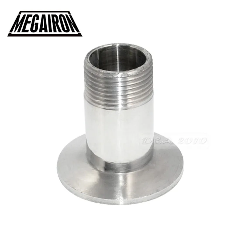 Megaron 3/4 &quotDN20 нержавеющая сталь SS316 санитарный мужской резьбовой наконечник OD 50 5