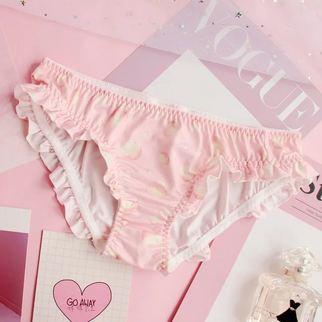 Kawaii Strawberry Marie Cat Unicorn Cute Girls Panties Briefs Ears Women's Underwear Daily Wear