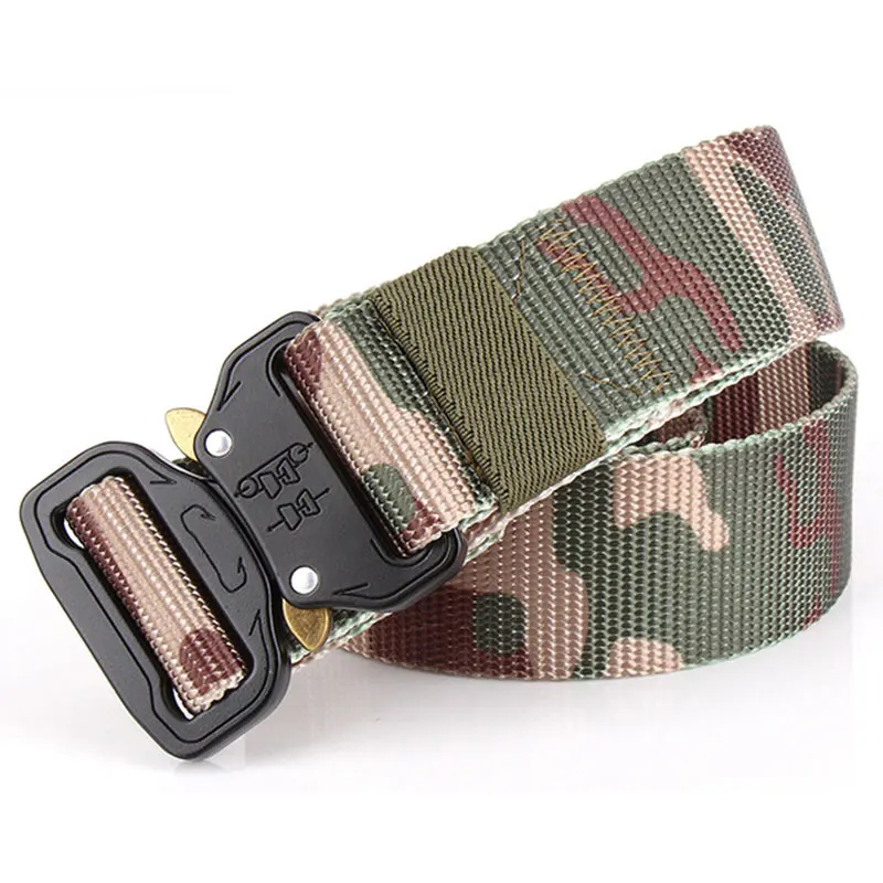 Tactifans Military Equipment Army Tactical Belt Men Thicken Metal