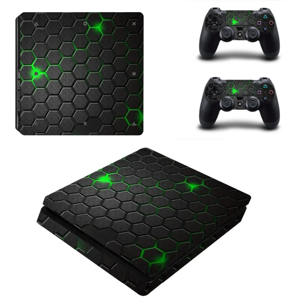 

Full Faceplates Skin Console & Controller Decal Stickers for PS4 Slim Console and Controller Sticker
