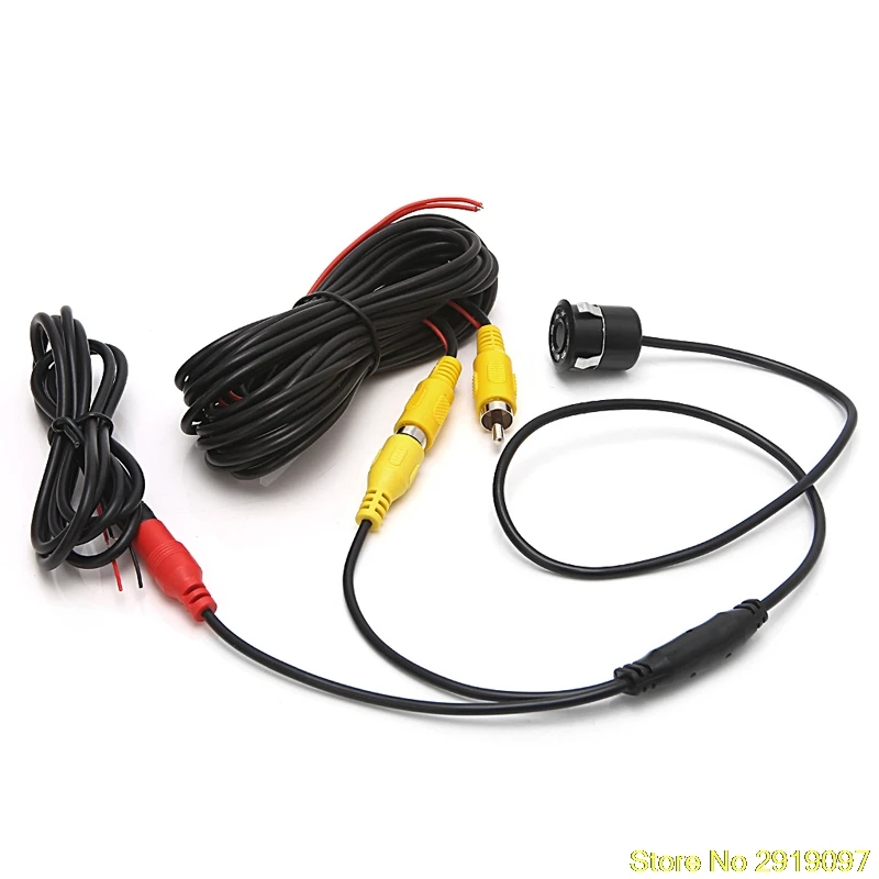 

New Arrive Car Backup Rear View Reverse Parking 8 LED Night Vision HD Camera Drop Shipping Support